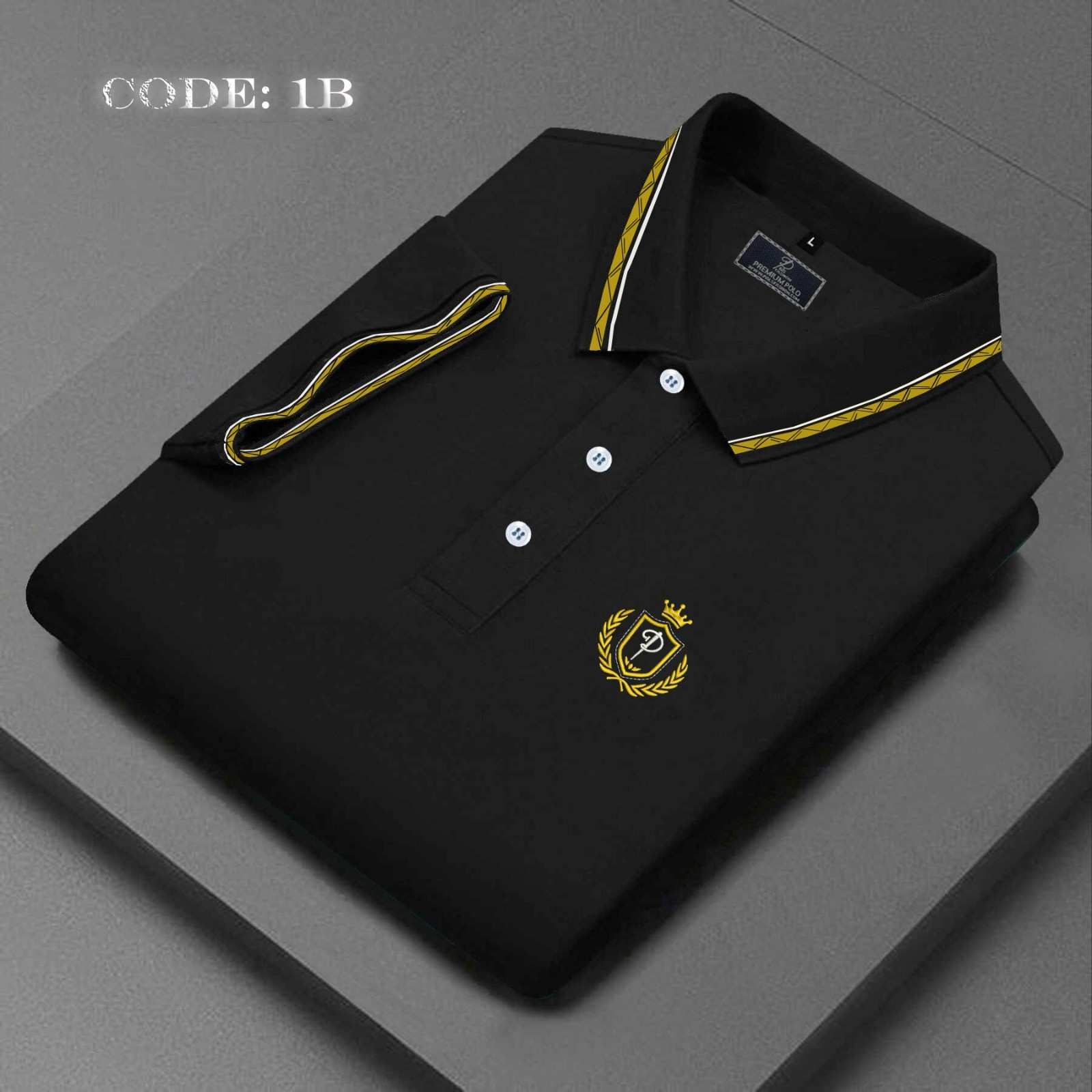 Premium Quality Polo T-Shirt For Men - 1B